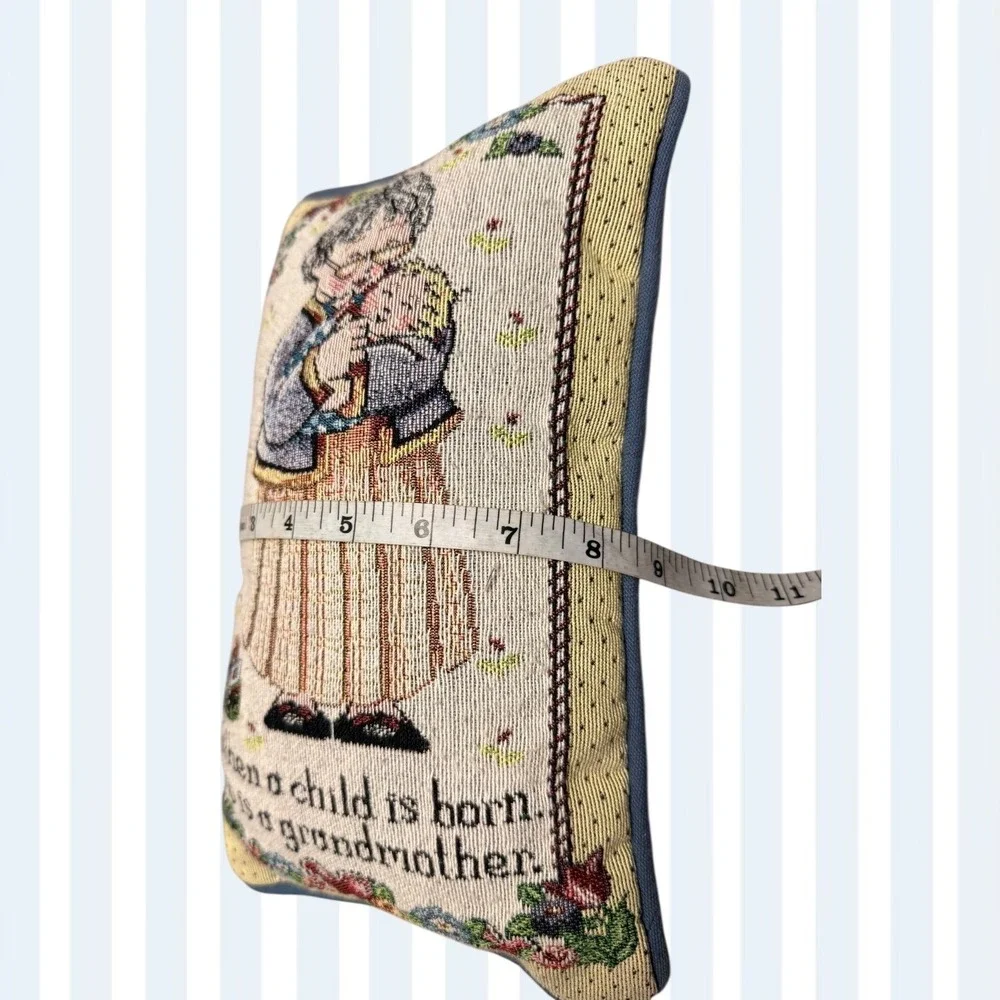 Mary Engelbreit Tapestry Needlepoint Pillow 